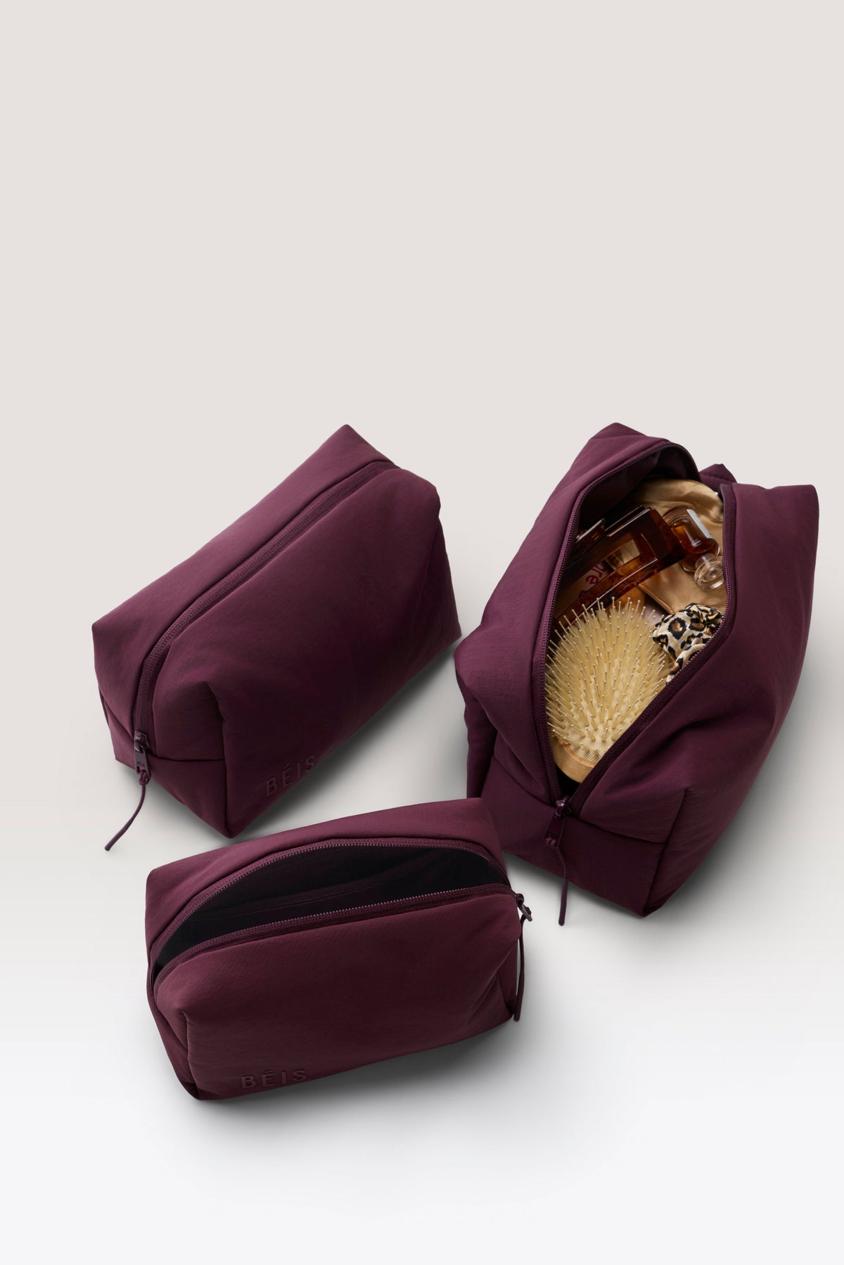 The Air Pouch Set in Plum
